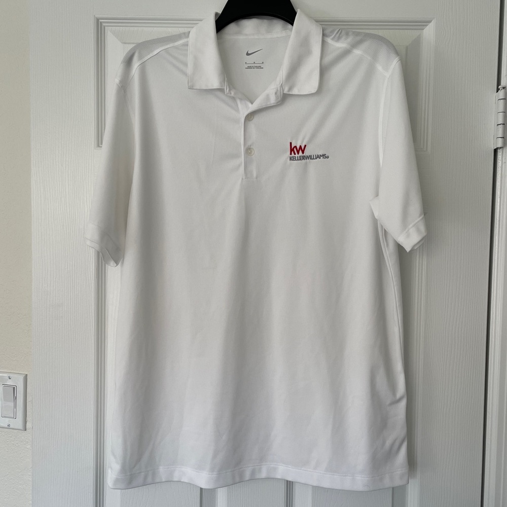 Keller Williams Nike White Men's Polo Shirt